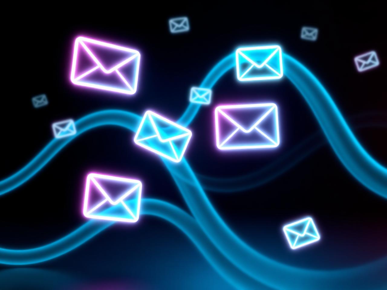 Neon envelopes
